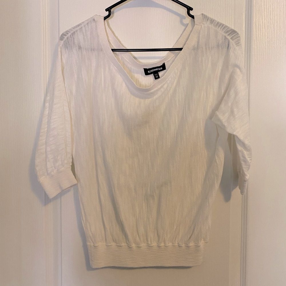 Womens White express blouse - XXS